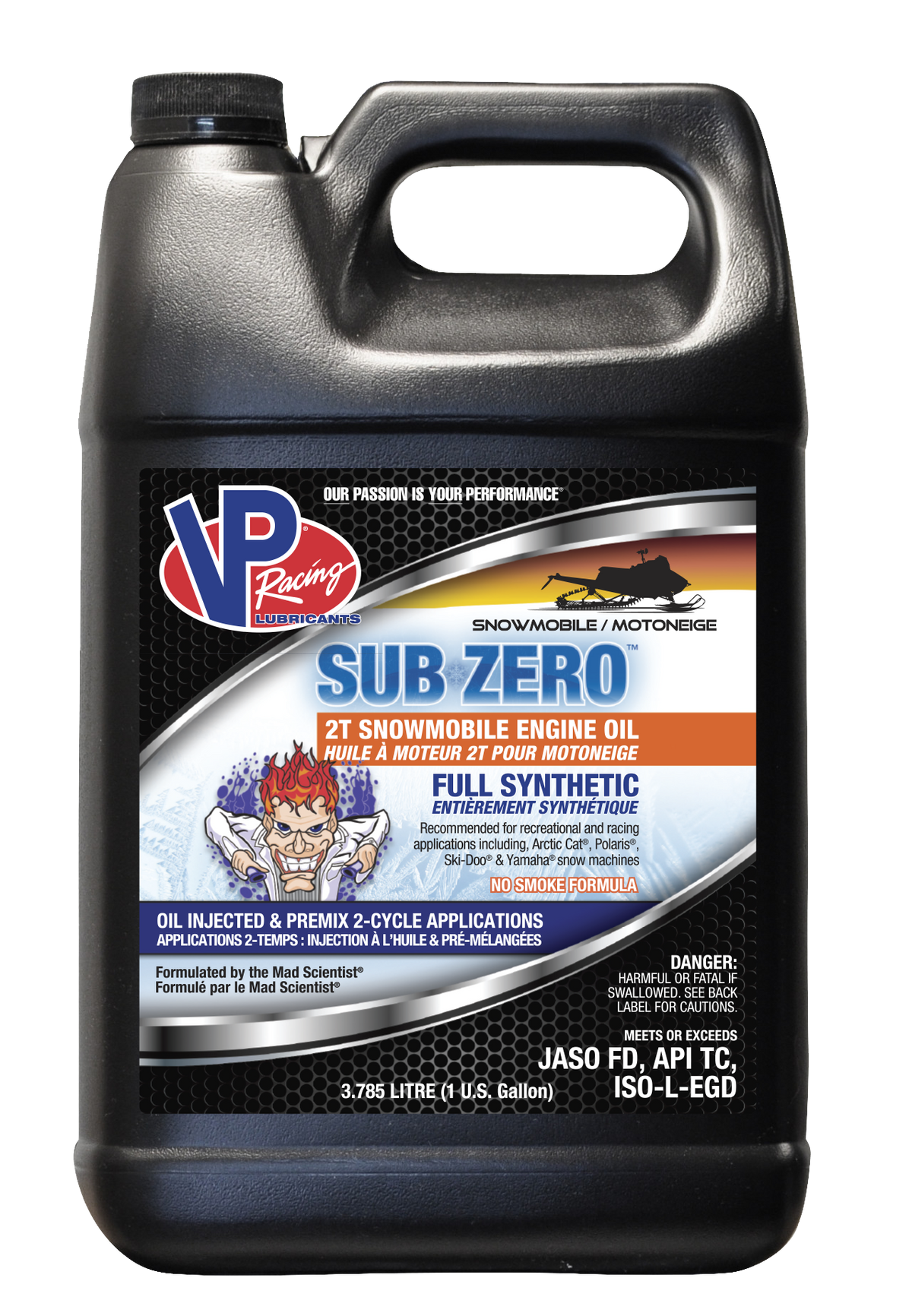 VP RACING Sub-Zeros Syn 2T Snowmobile Oil