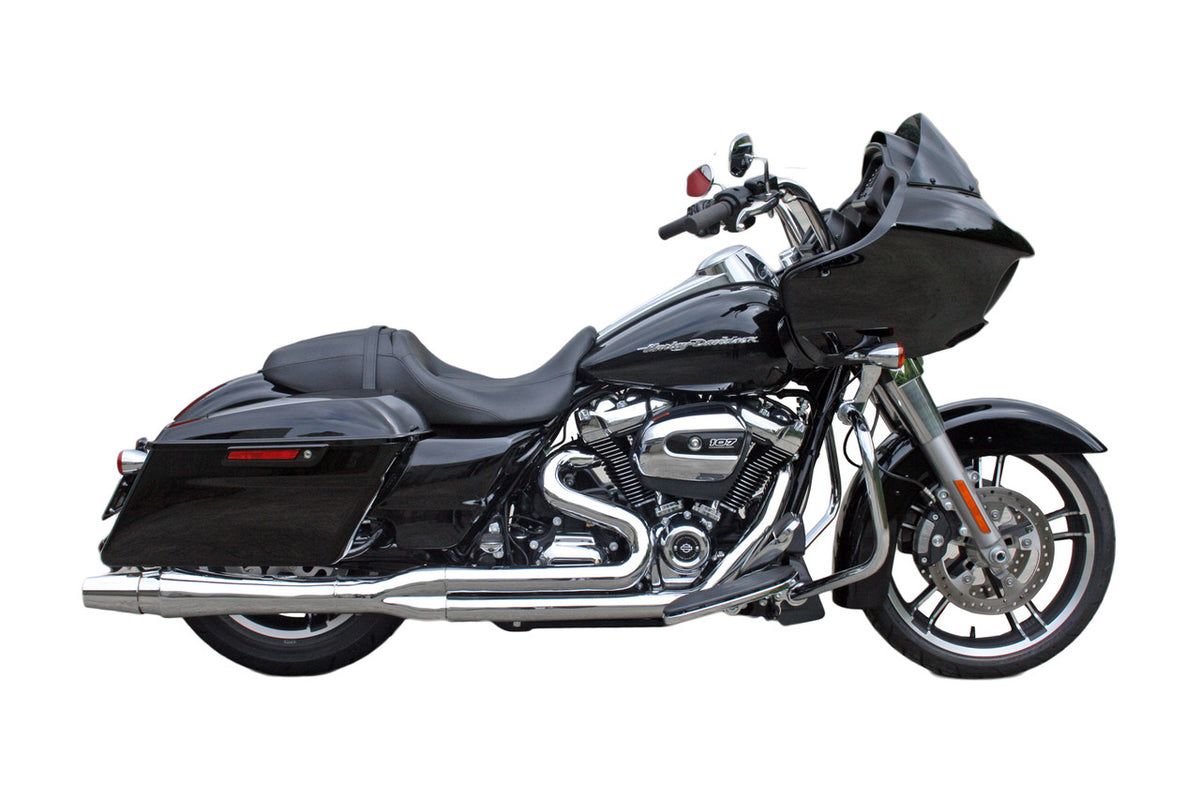 Thunderheader™ X-SERIES™ FLH Touring 2-In-1 Exhaust (17'-26') - Chrome