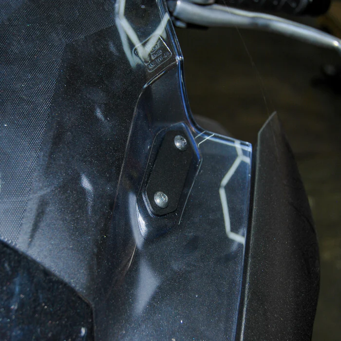 NEW RAGE CYCLES MIRROR BLOCK OFF PLATES KAW