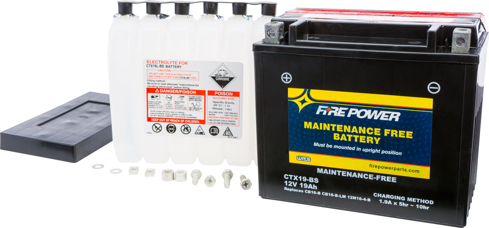 FIRE POWER Maintenance Free Sealed Battery