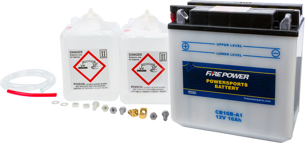 FIRE POWER 12V Heavy Duty Battery w/Acid Pack