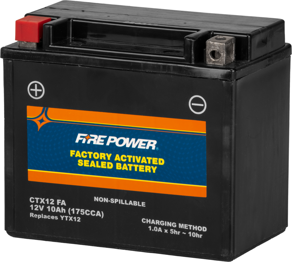 FIRE POWER Factory Activated Sealed Battery