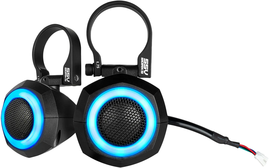 SSV WORKS SSV Universal 1" Cage-Pod Tweeters w/RGB Ring