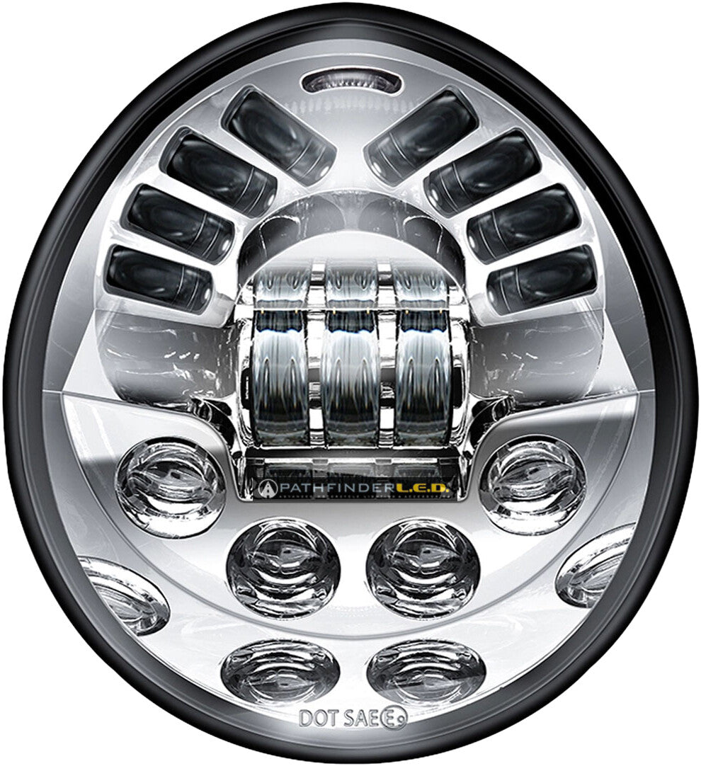 PATHFINDER V-ROD HEADLIGHT CHROME