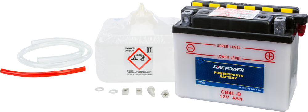 FIRE POWER 12V Heavy Duty Battery w/Acid Pack