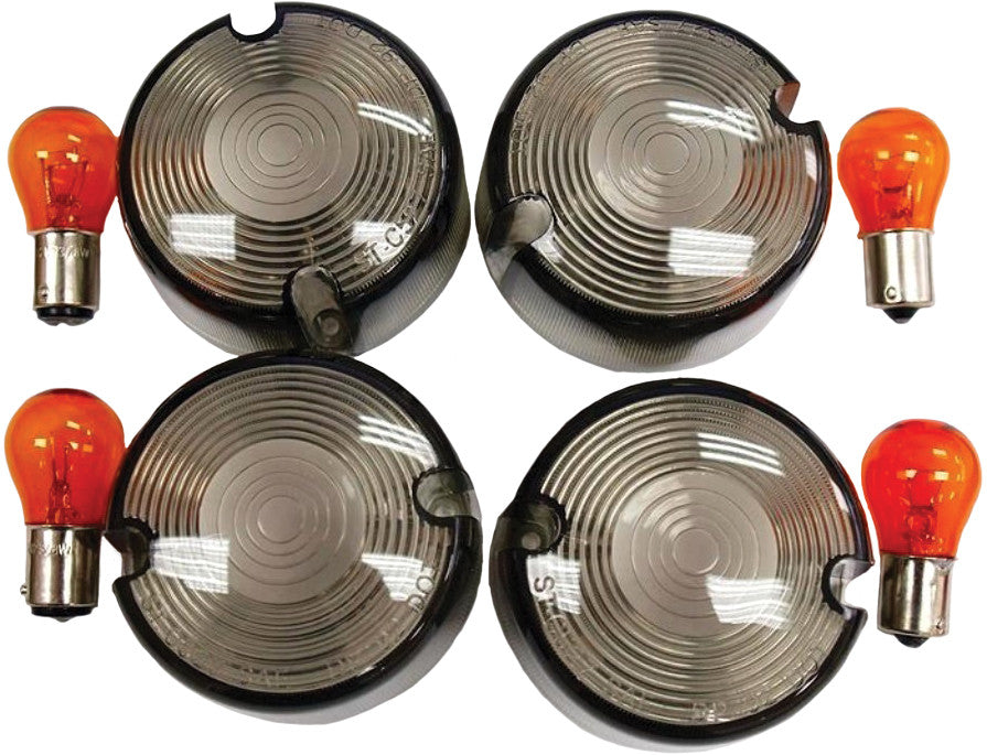 HARDDRIVE Smoked Turn Signal Lens Kit