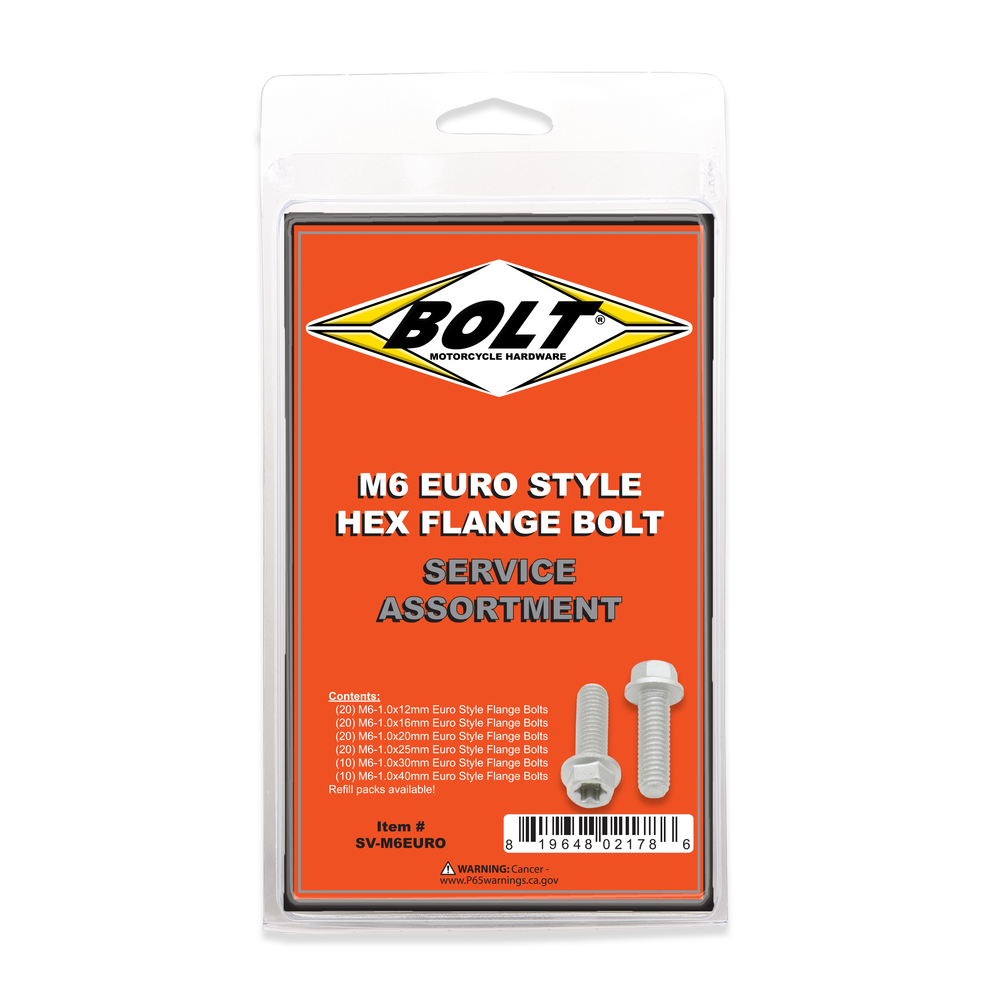 BOLT Euro Style Flange Bolts