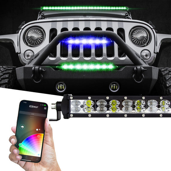 XK GLOW Multi-Color XKChrome RGBW LED Light Bar