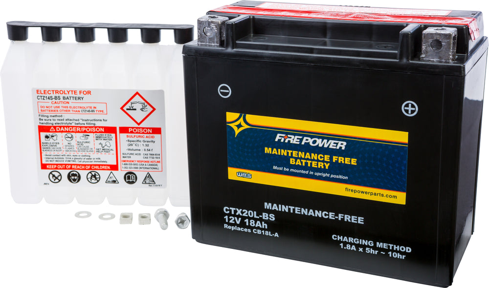 FIRE POWER Maintenance Free Sealed Battery