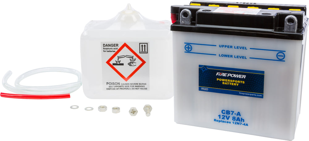 FIRE POWER 12V Heavy Duty Battery w/Acid Pack