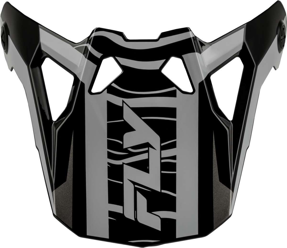 FLY RACING FORMULA CP CHARGE VISOR BLACK/GREY/LIGHT GREY XL-2X