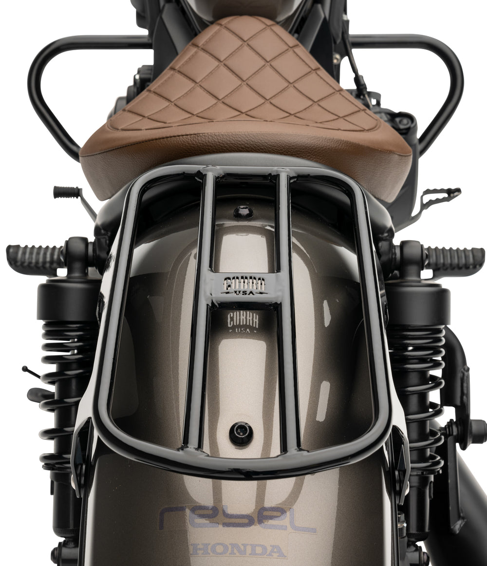 COBRA Solo Luggage Rack Lasered Cobra Logo