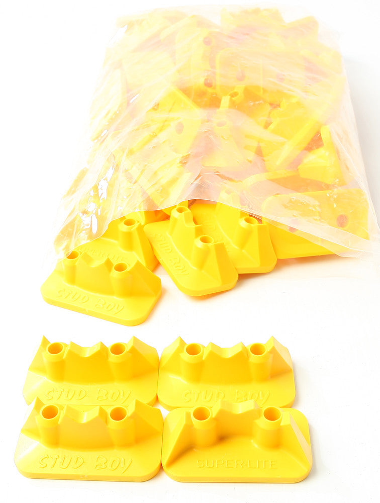 STUD BOY Super-Lite Pro Series Double Backers .75" 48/Pk Yellow