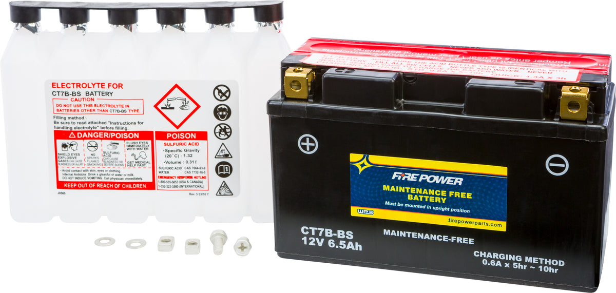 FIRE POWER Maintenance Free Sealed Battery