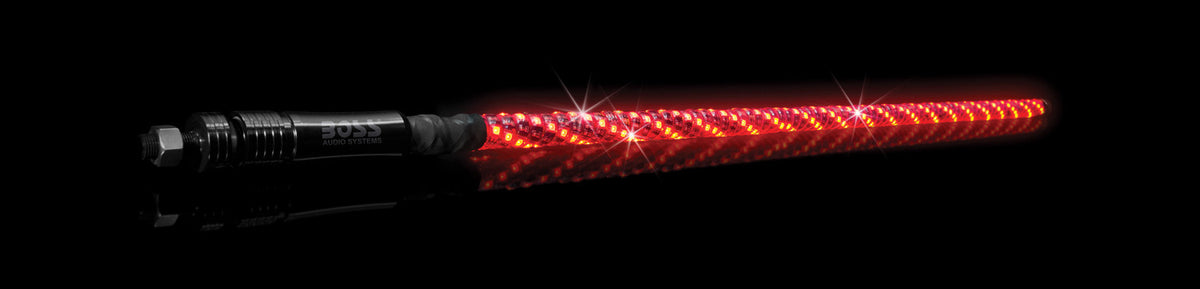 BOSS AUDIO 360 Degree RGB LED Whip Flag