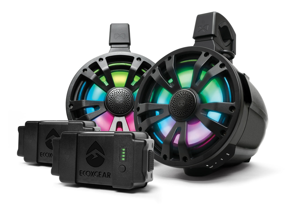 ECOXGEAR ETB08 Amplified Tower Speakers