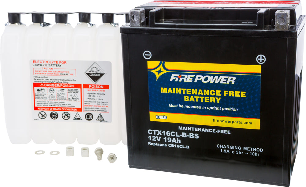 FIRE POWER Maintenance Free Sealed Battery