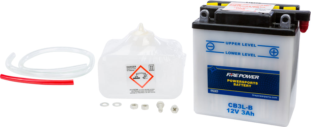 FIRE POWER 12V Heavy Duty Battery w/Acid Pack