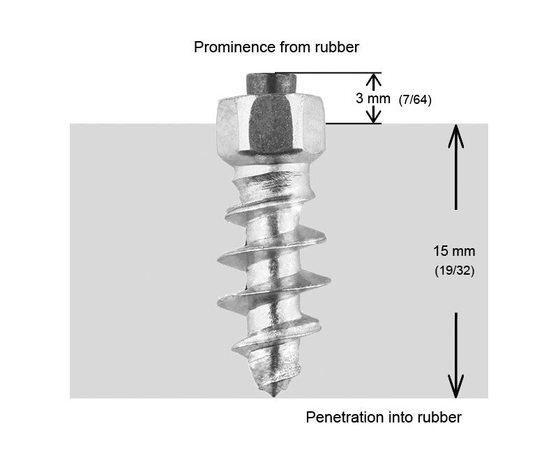 IGRIP 11MM STANDARD SCREW STUDS QTY 100