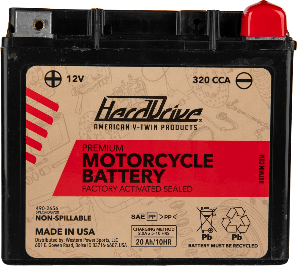 HARDDRIVE Premium Factory Activated Battery
