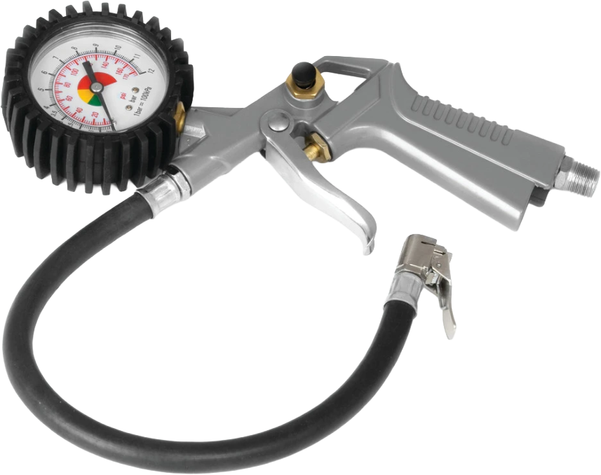 PERFORMANCE TOOL Tial Inflator w/ Dial Gauge