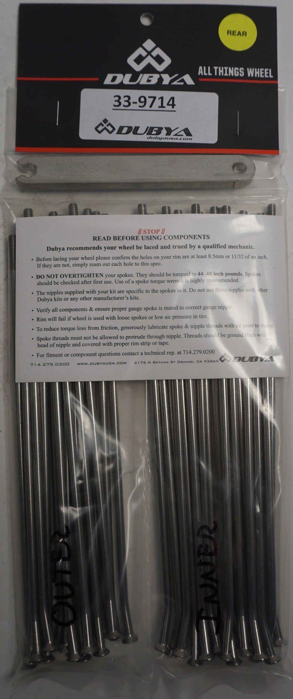 BULLDOG Spoke Kit