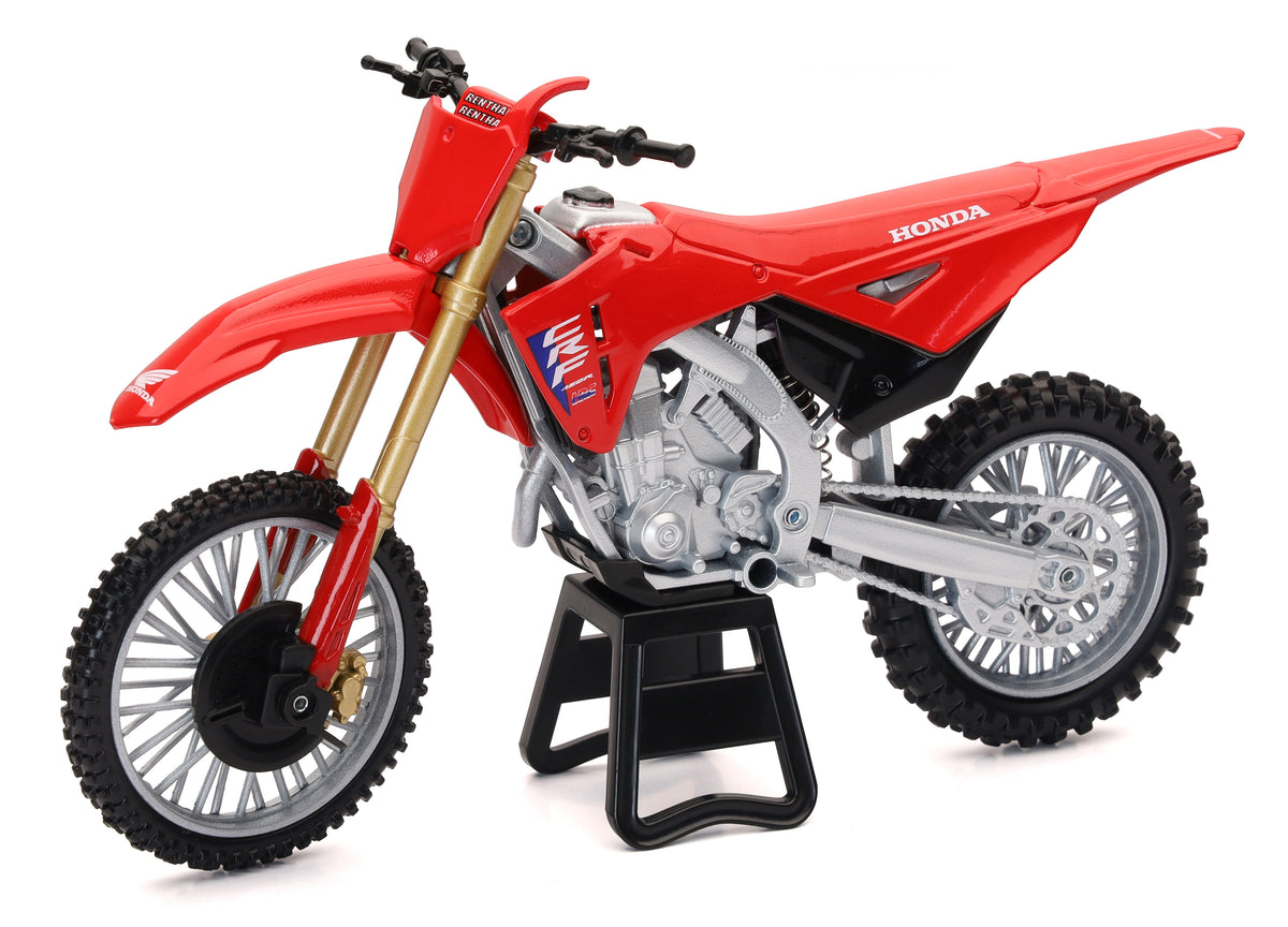 NEW-RAY REPLICA 1:12 RACE BIKE 2025 HONDA CRF450R (RED)