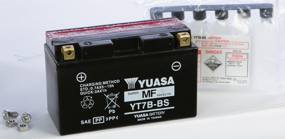 YUASA AGM Maintenance Free Battery