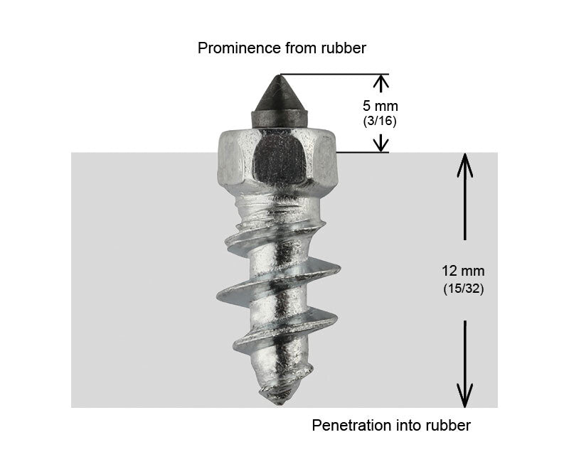 IGRIP 11MM STANDARD SCREW STUDS QTY 100