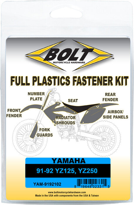 BOLT Full Body Work Fastener Kit
