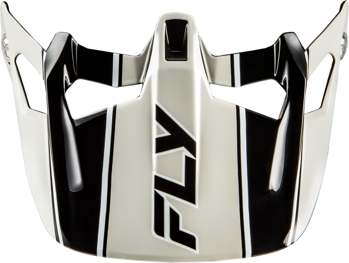 FLY RACING WERX-R CARBON FLOW VISOR BLACK/GREY