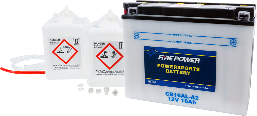FIRE POWER 12V Heavy Duty Battery w/Acid Pack
