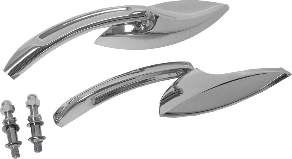 HARDDRIVE Elliptical Custom Die Cast Mirror