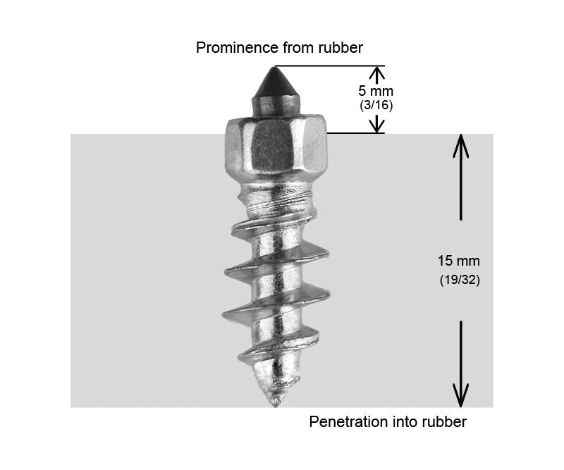 IGRIP 11MM STANDARD SCREW STUDS QTY 100