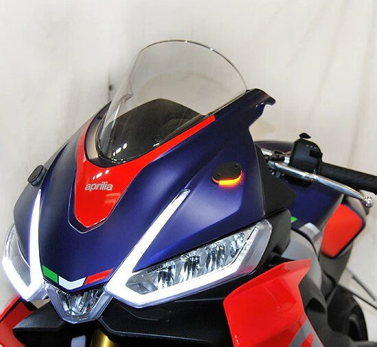 NEW RAGE CYCLES Mirror Block Off Turn Signals