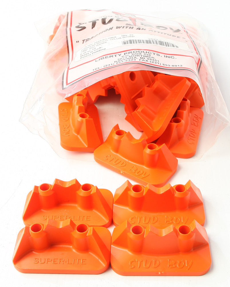STUD BOY Super-Lite Pro Series Double Backers .75" 24/Pk Orange