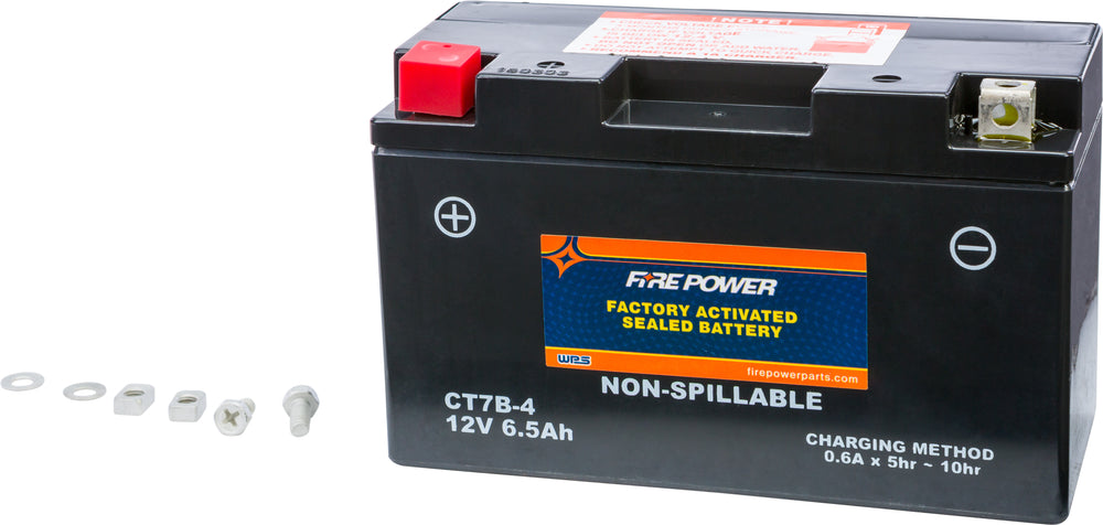 FIRE POWER Factory Activated Sealed Battery
