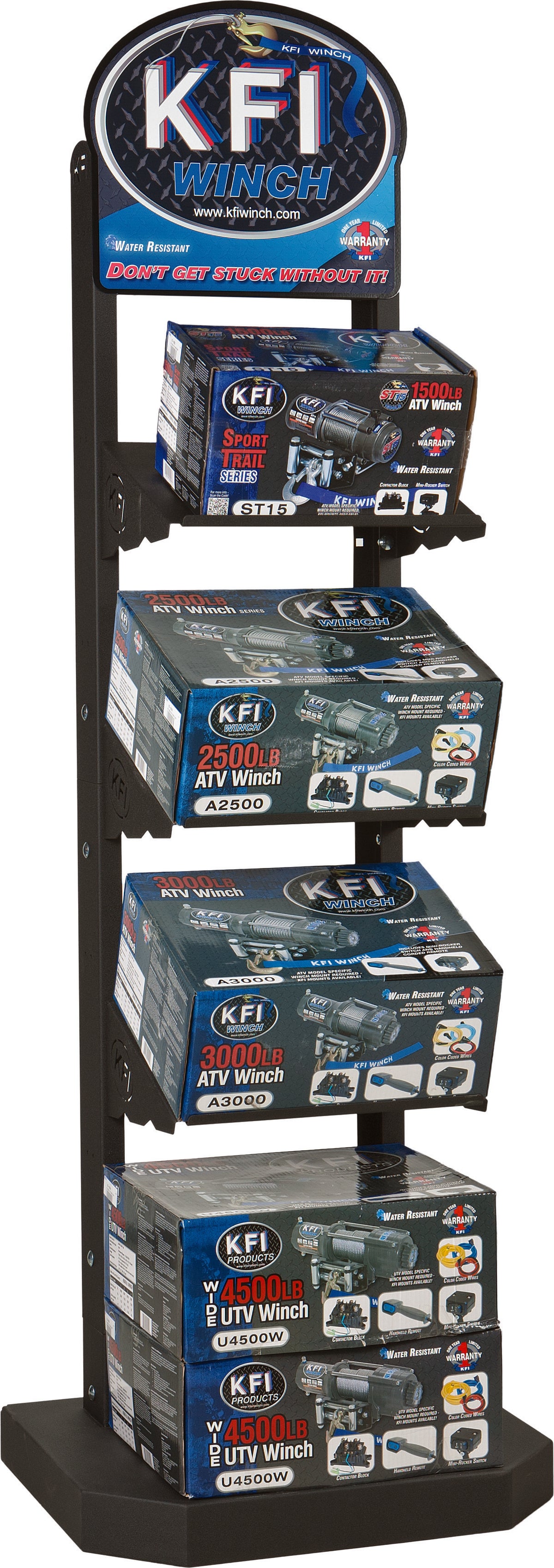 KFI Standing Winch Display Stand