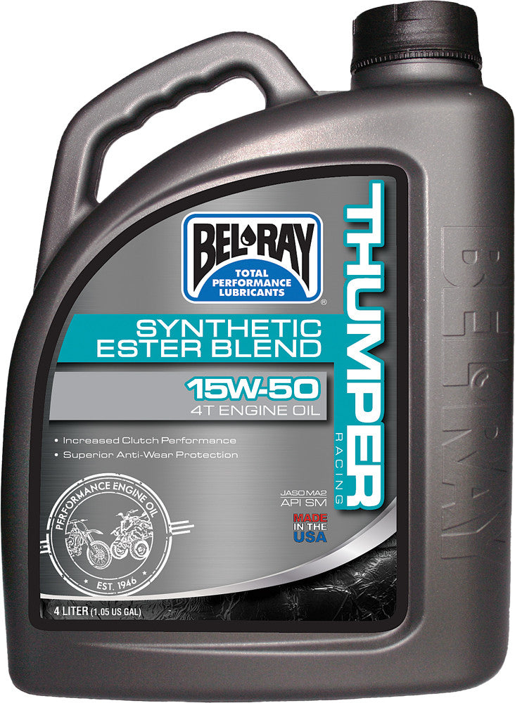 BEL-RAY Thumper Racing Synthetic Ester Blend 4T Engine Oil