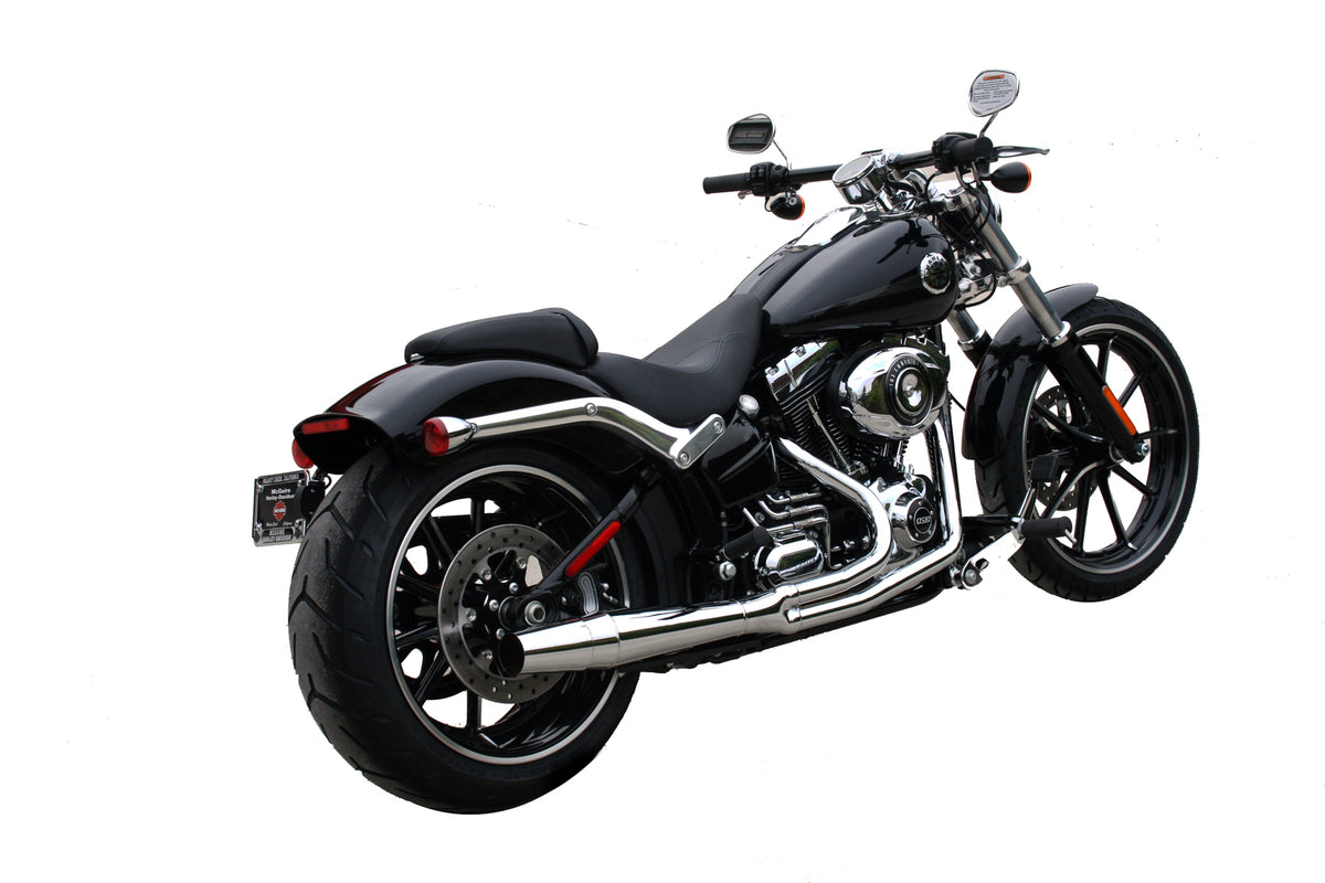 Thunderheader™ Megaphone Muffler Design Softail - Chrome (12' - 17')