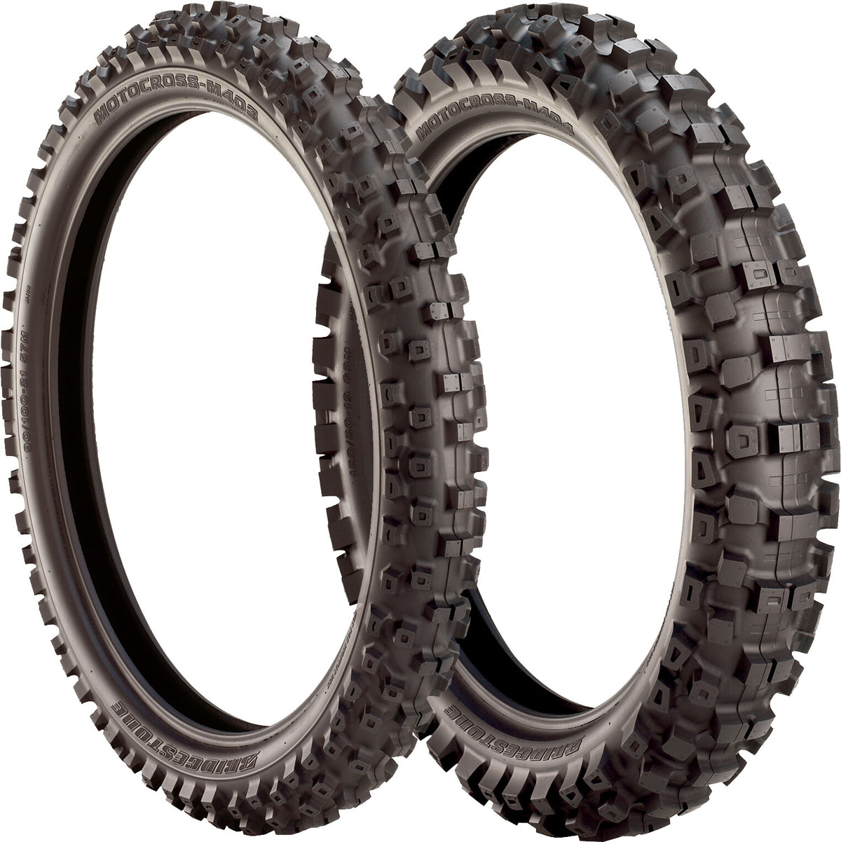 BRIDGESTONE TIRE MOTOCROSS M404 REAR 70/100-10 38M BIAS TT