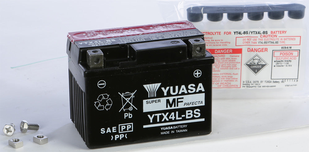 YUASA AGM Maintenance Free Battery
