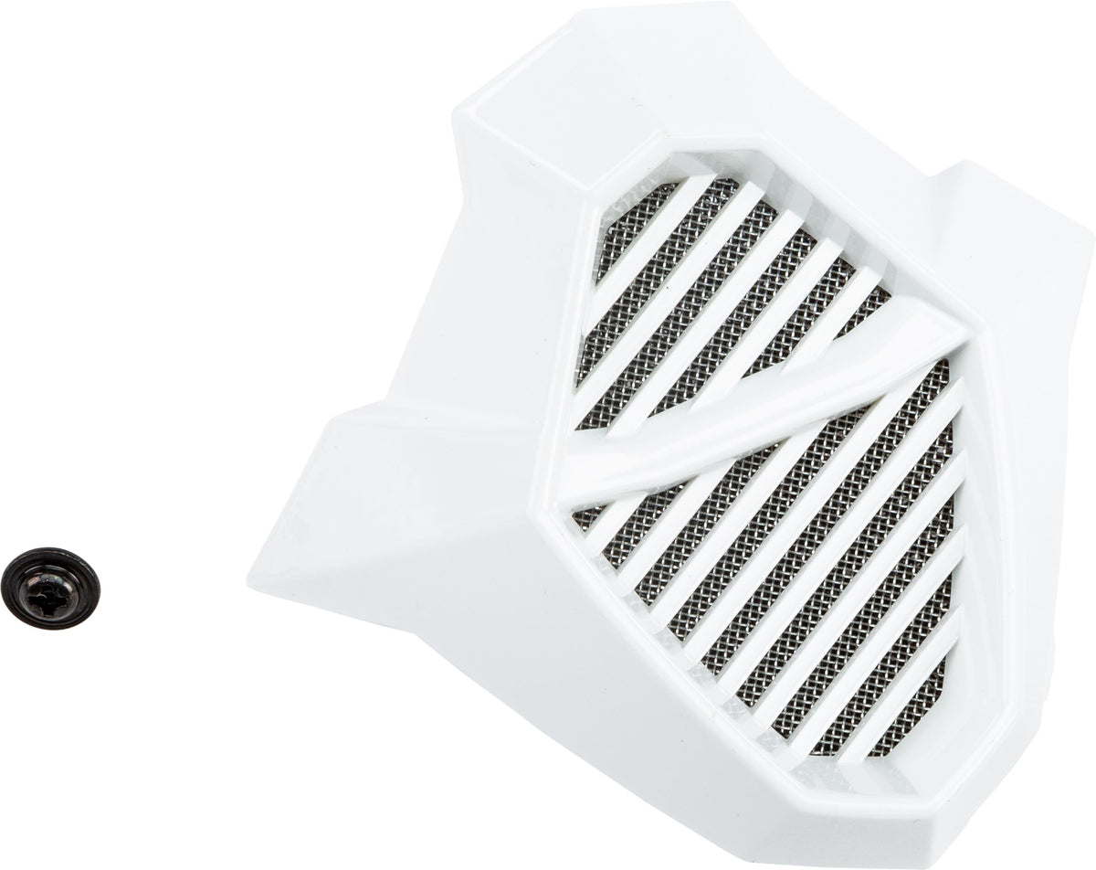 GMAX MOUTH VENT WHITE W/SCREW MX-46/46Y