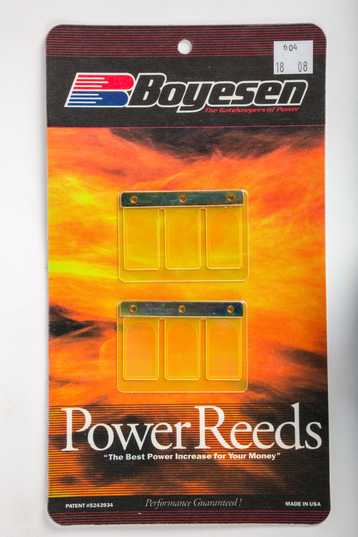 BOYESEN Dual Stage Power Reeds Dura Flex w/Rev Plates