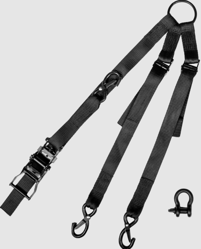 FIRE POWER Fire Power 3-Way 1.5" Ratchet Tie-Down