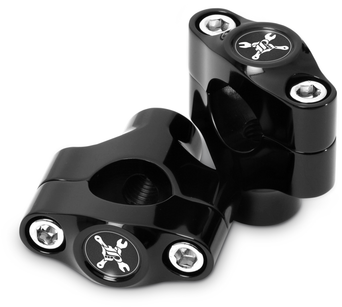 BURLY BRAND Hawk Riser Clamp For 1" Bar