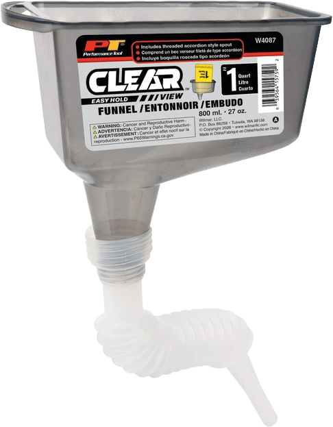 PERFORMANCE TOOL Funnel w/ Flexible Spout