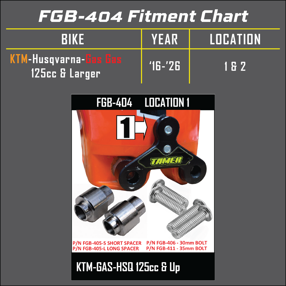 TAMER Tamer Fork Guard Brackets
