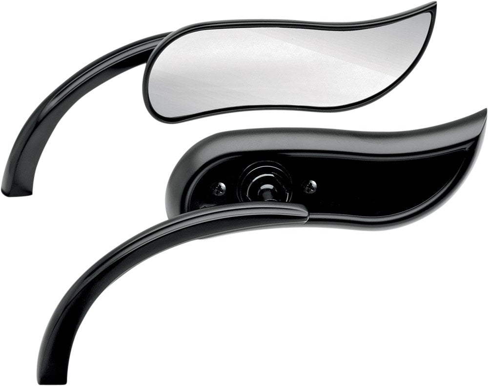 ARLEN NESS Mirror - Micro - Scoop - Side View - Triangle - Black - Left
