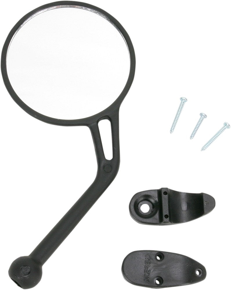 ACERBIS Mirror - Rear View - Round - Black - Right - Each
